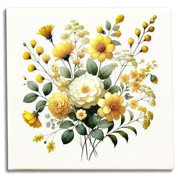 黄色 イエロー インテリア 花の絵 花柄 アート 絵画 原画 母の日 絵画 花の絵 インテリア 壁掛け 版画 風水 黄色 玄関 おしゃれ